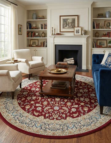 10' x 10' Nain Design Round Rug