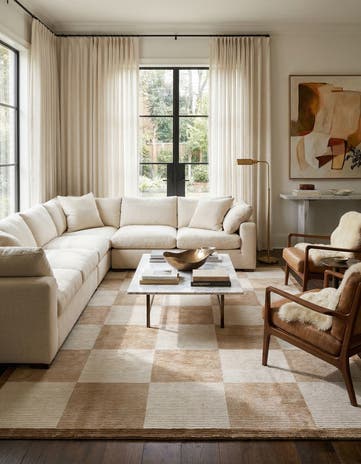 8' 3 x 11' 6 Hand Knotted Darya Wool Rug