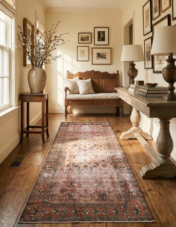 3' 6 x 10' 3 Hand Knotted Ultra Vintage Persian Wool Runner Rug