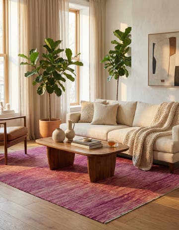 5' 5 x 7' 8 Hand Woven Kilim Modern Wool Rug
