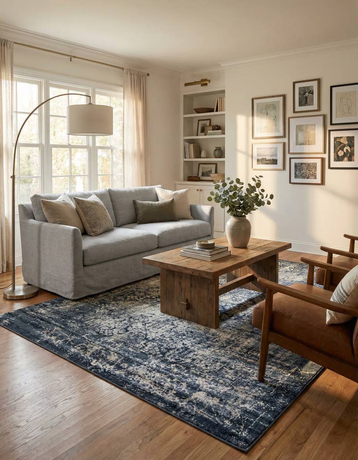 Detail image of 5' 2 x 7' 7 Villa Rug