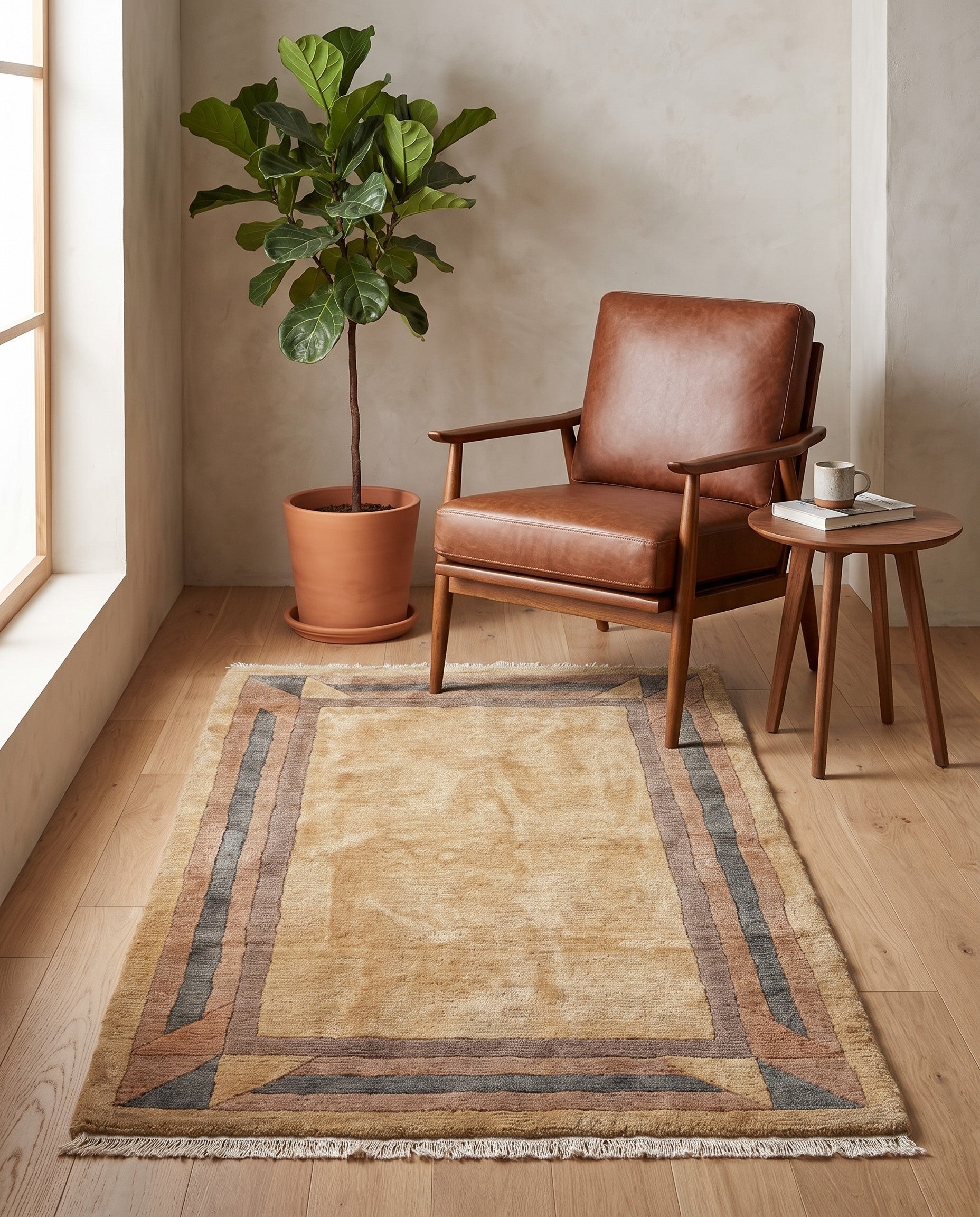 3' x 5' 6 Hand Knotted Nepal Wool Rug