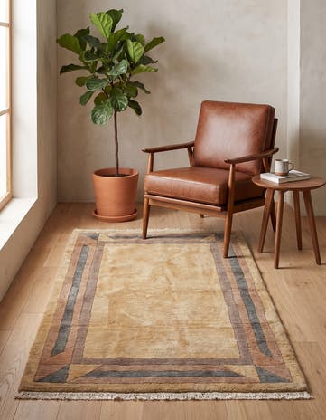 3' x 5' 6 Hand Knotted Nepal Wool Rug