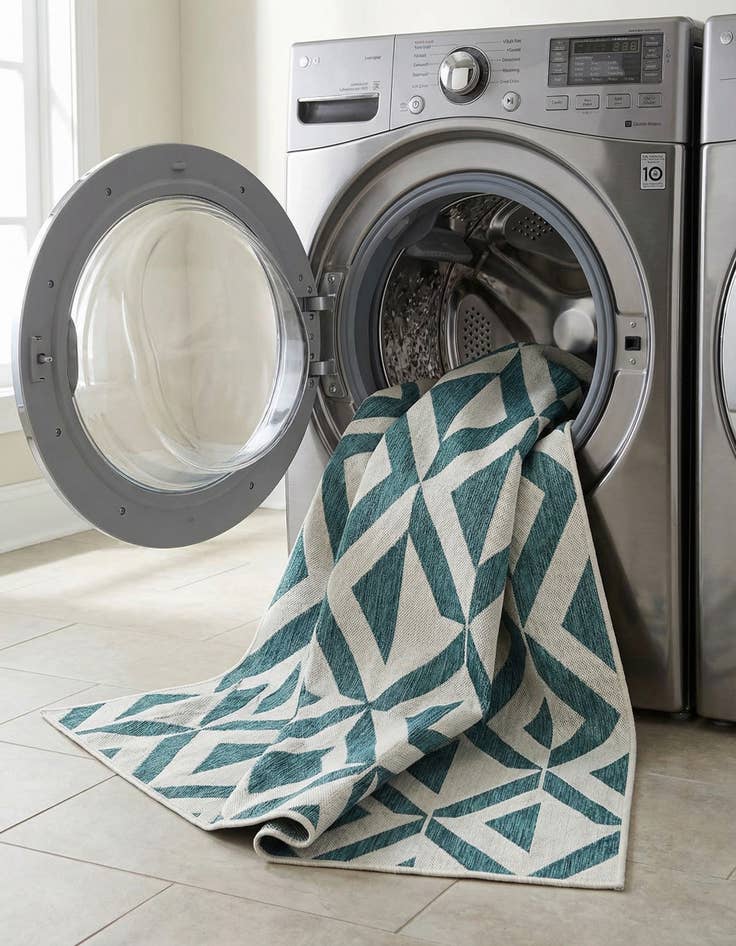 Detail image of 7' 10 x 10'  Washable Jill Zarin Napa Indoor / Outdoor Rug