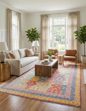 6' 5 x 9' 10 Hand Knotted Ariana Ziegler Rug