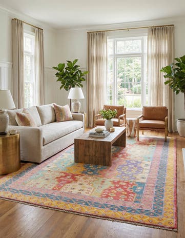 6' 5 x 9' 10 Hand Knotted Ariana Ziegler Rug