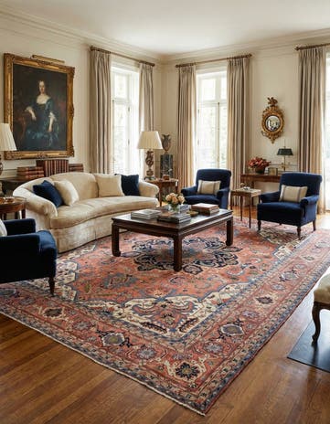 9' 9 x 12' 7 Hand Knotted Tabriz Persian Wool Rug