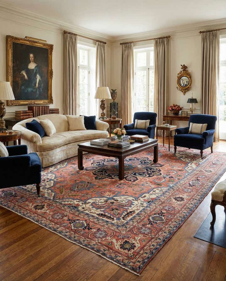 9' 9 x 12' 7 Hand Knotted Tabriz Persian Wool Rug