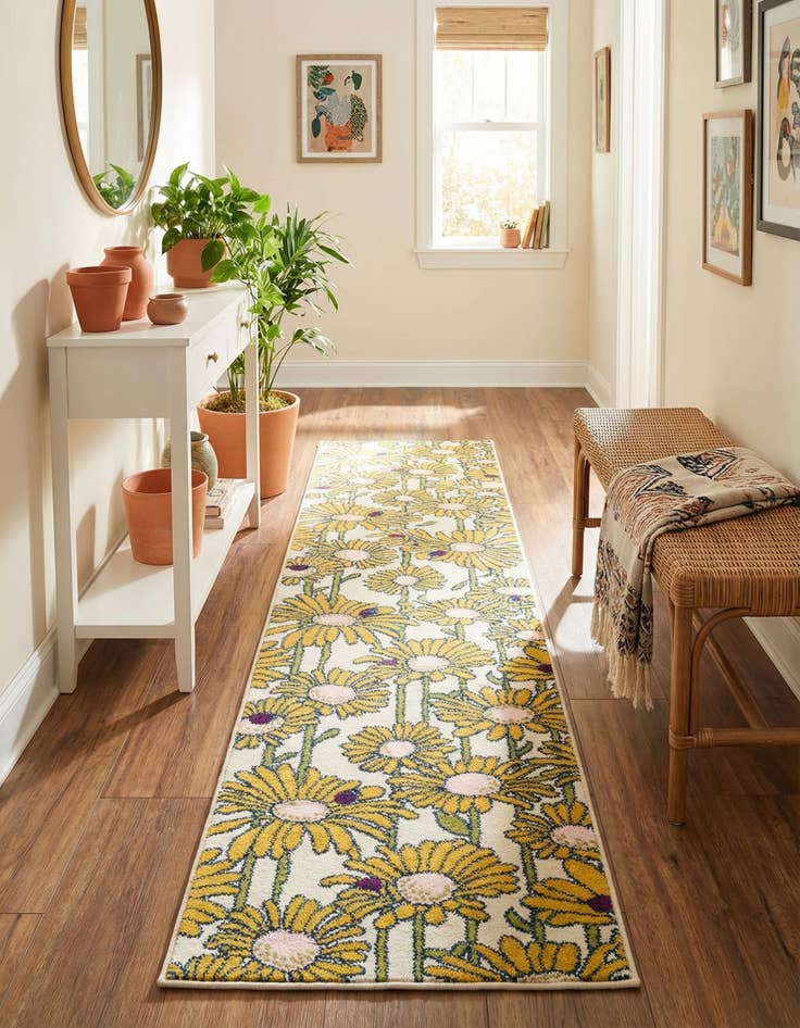 Detail image of  2' 7 x 12' Bloom Runner Rug