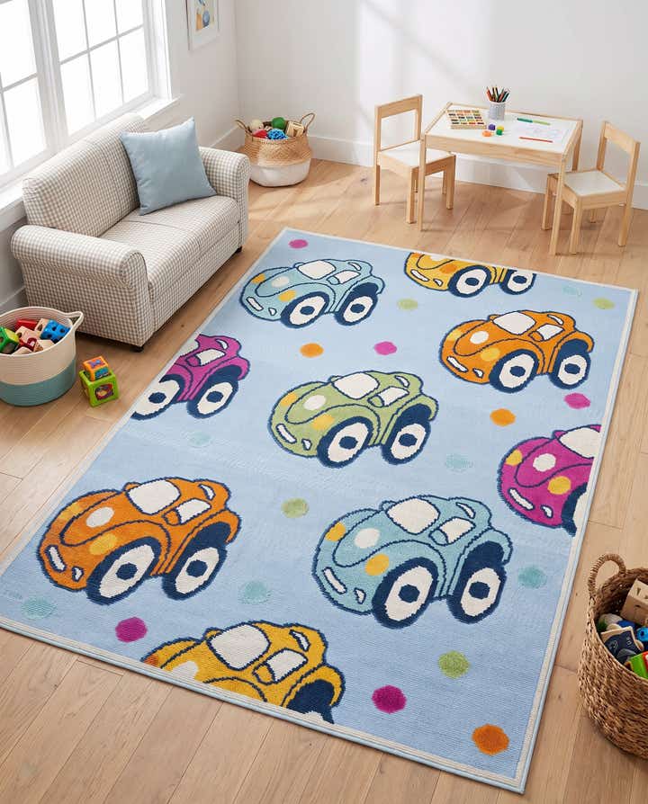 5' 3 x 7' 7 Easy-Clean Indoor / Outdoor Rug