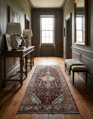 3' 3 x 7' Hand Knotted Ultra Vintage Persian Wool Runner Rug