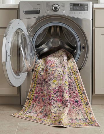 Pink Washable El Paso Rug