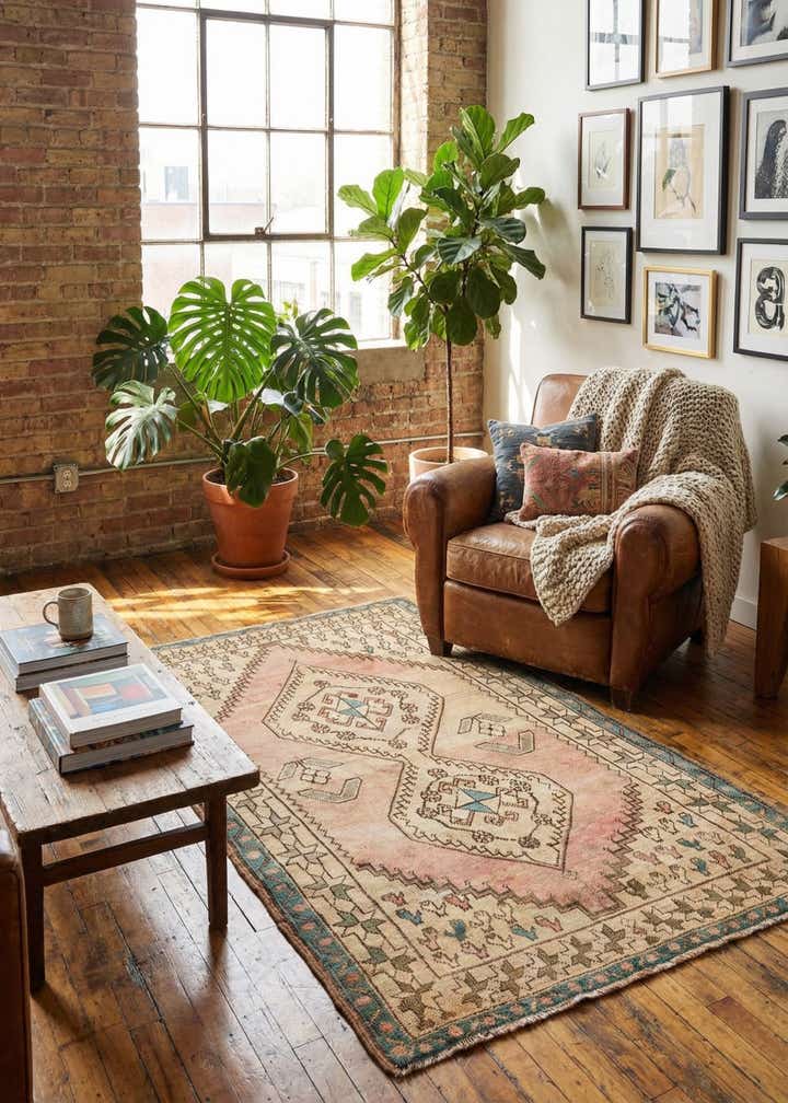 4' 2 x 6' 7 Hand Knotted Balouch Wool Rug
