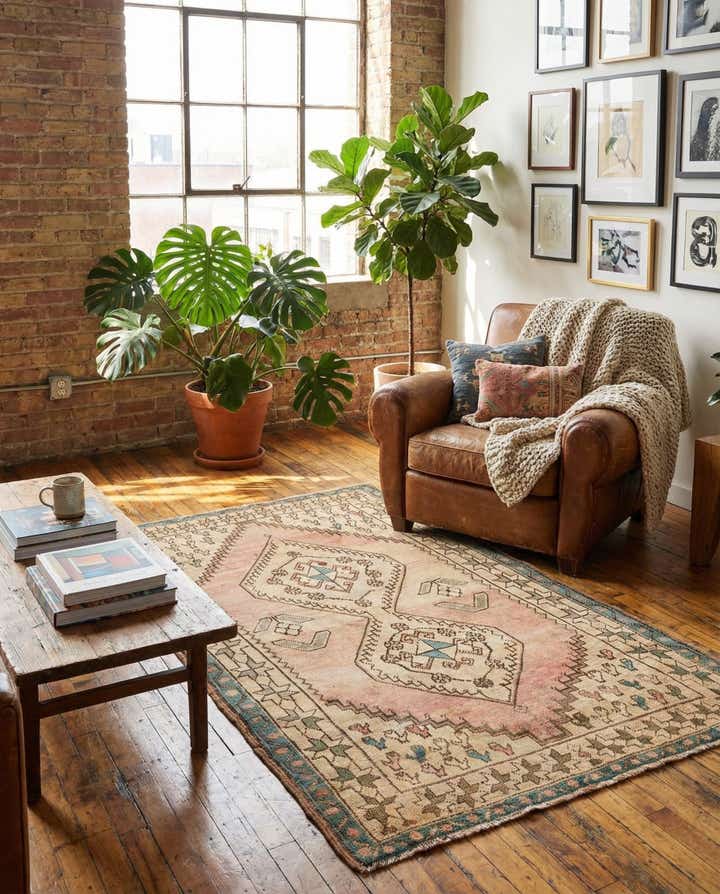 4' 2 x 6' 7 Hand Knotted Balouch Wool Rug