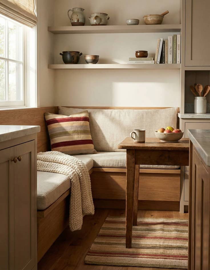 Detail image of 2' 10 x 3'  Hand Woven Pillow Wool Square Rug