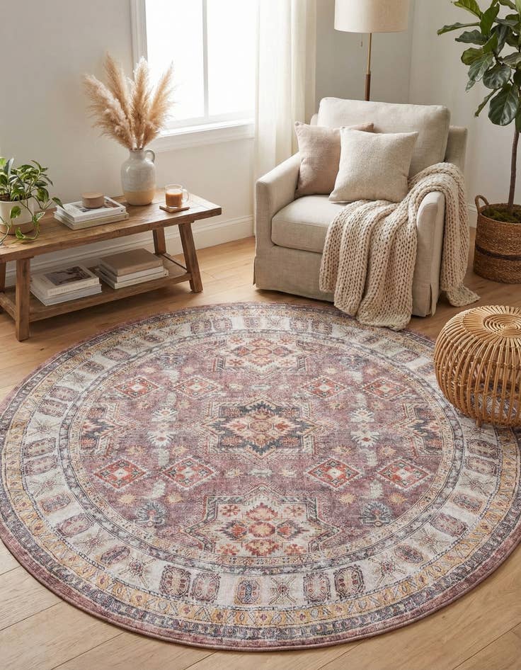 Detail image of 7' 10 x 7' 10 Timeless Round Rug