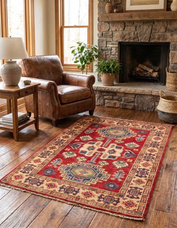 2' 8 x 4' 2 Hand Knotted Kazak Rug