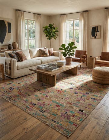 10' 4 x 13' 2 Hand Woven Kilim Modern Wool Rug
