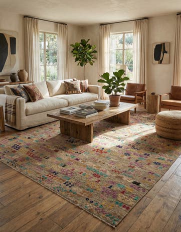 10' 4 x 13' 2 Hand Woven Kilim Modern Wool Rug