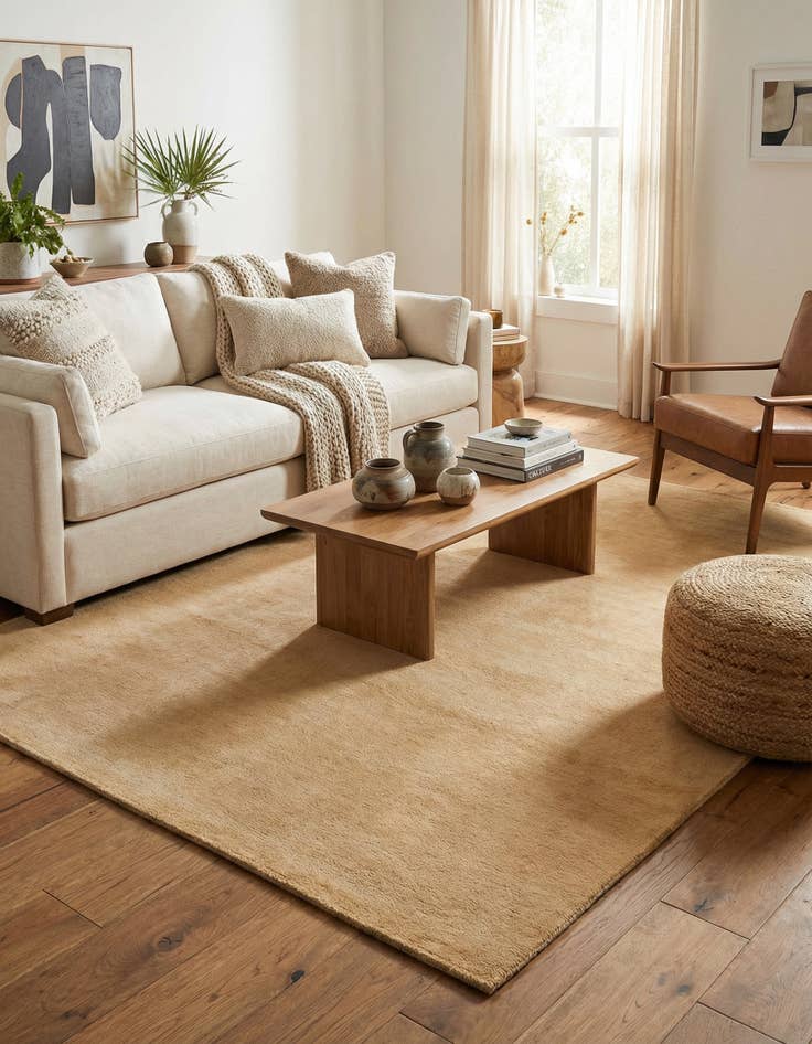 Detail image of 5' 6 x 8'  Hand Knotted Kashkuli Gabbeh Wool Rug