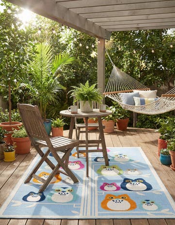 5' 3 x 7' 7 Easy-Clean Indoor / Outdoor Rug