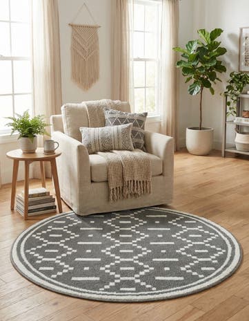 4' x 4' Oslo Round Rug