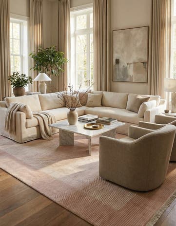8' 1 x 11' 6 Hand Knotted Darya Wool Rug