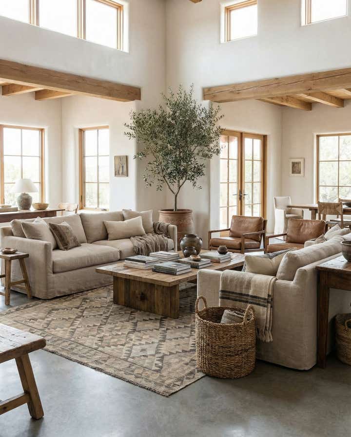 6' 9 x 10' Hand Woven Kilim Maymana Wool Rug