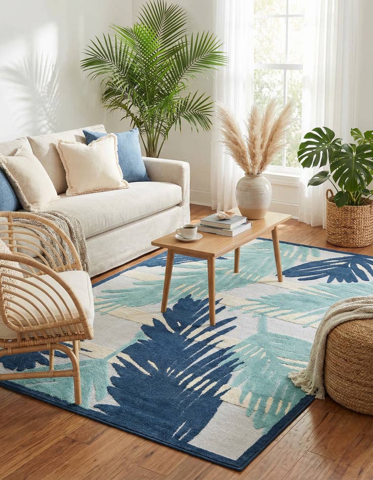 Detail image of 6' x 9'  Washable Aruba Indoor / Outdoor Rug