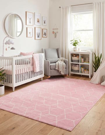 7' 10 x 11' Trellis Frieze Rug