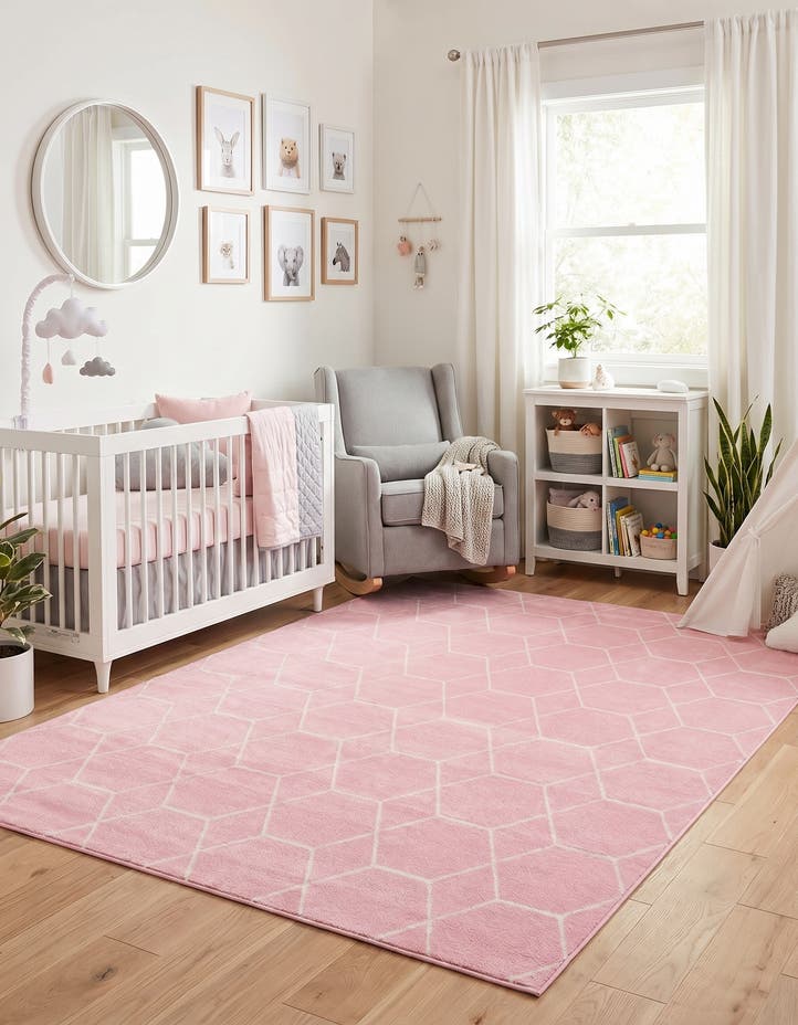 7' 10 x 11' Lattice Frieze Rug