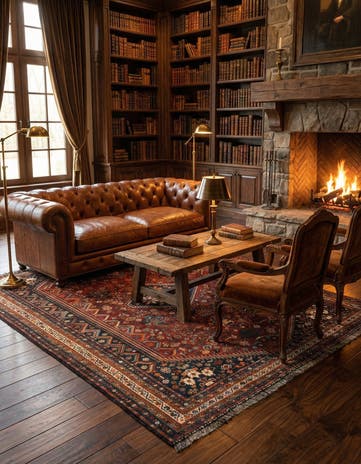 7' 1 x 10' 3 Ghashghai Wool Rug