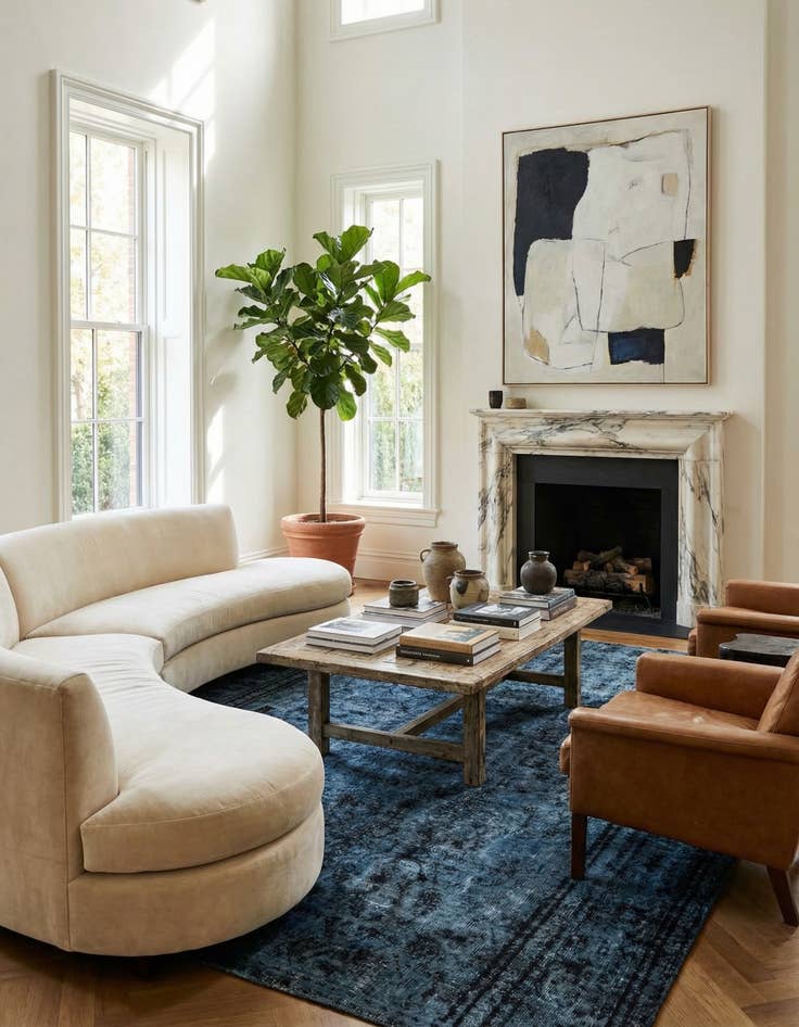 Detail image of 9' x 10' 7 Hand Knotted Ultra Vintage Persian Wool Rug