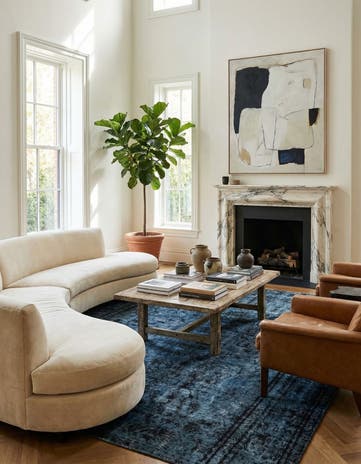 9' x 10' 7 Hand Knotted Ultra Vintage Persian Wool Rug