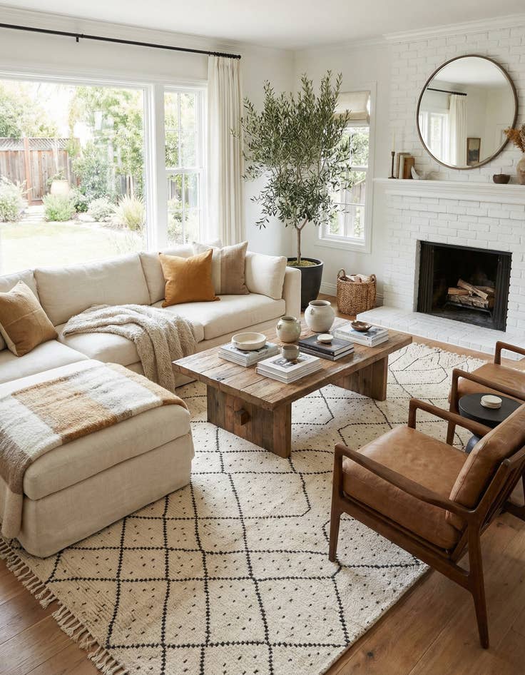 Detail image of 6' 2 x 12' 6  Hand Knotted Moroccan Wool Runner Rug