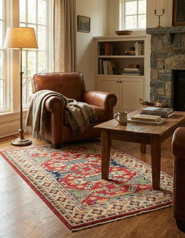 2' 8 x 4' 2 Hand Knotted Kazak Oriental Rug