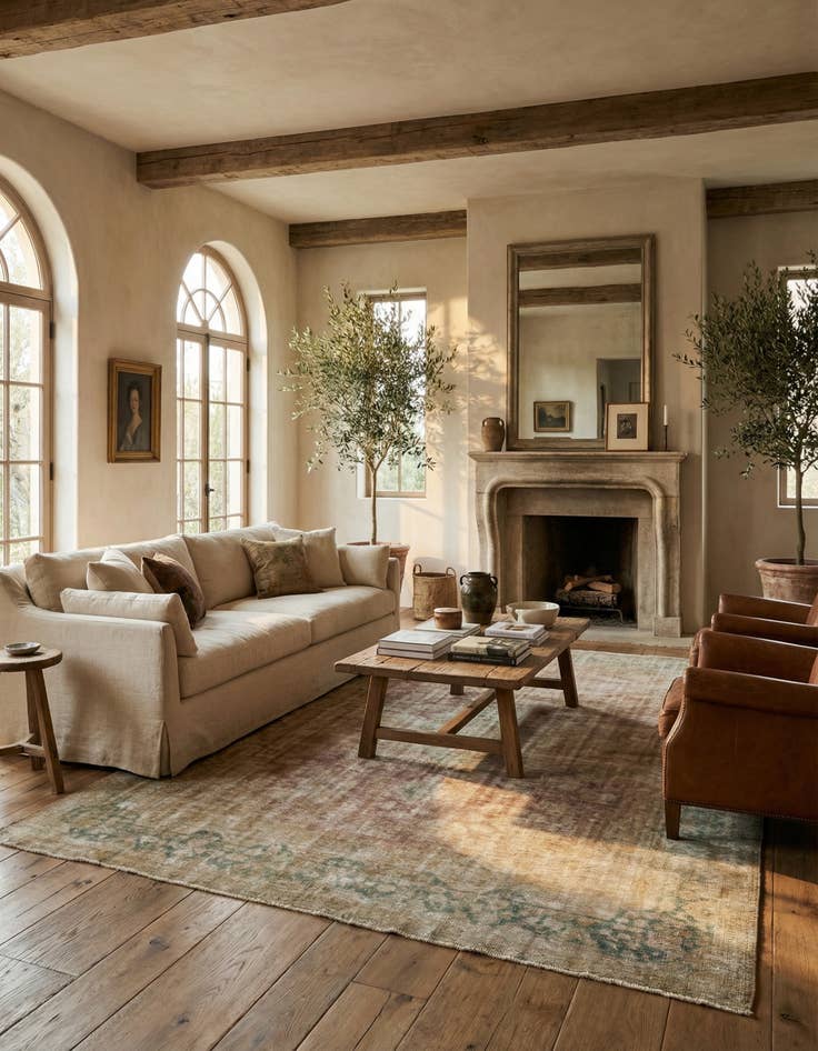 Detail image of  9' 3 x 13' 1  Hand Knotted Ultra Vintage Persian Wool Rug