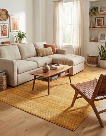 Yellow Gemstone Rug