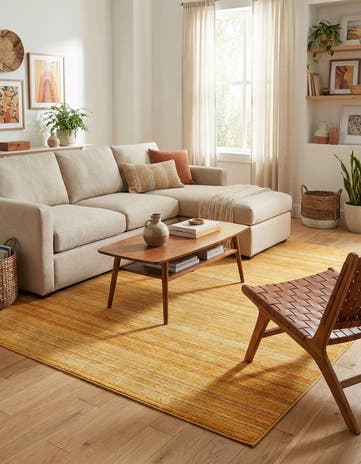 Yellow Gemstone Rug