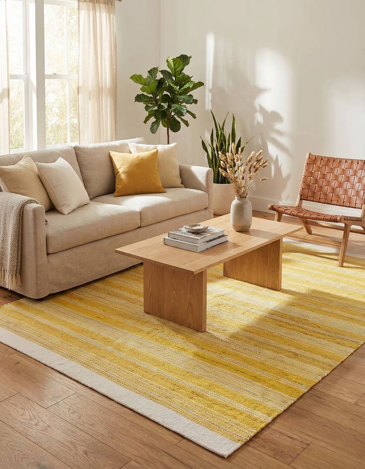 Detail image of 7' 10 x 10'  Hand Woven Lariat Rug