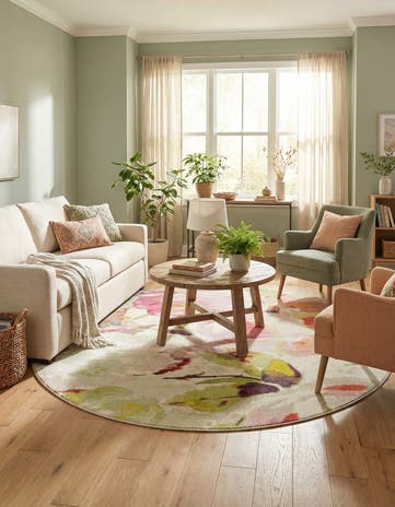 8' x 8' Tuscany Round Rug