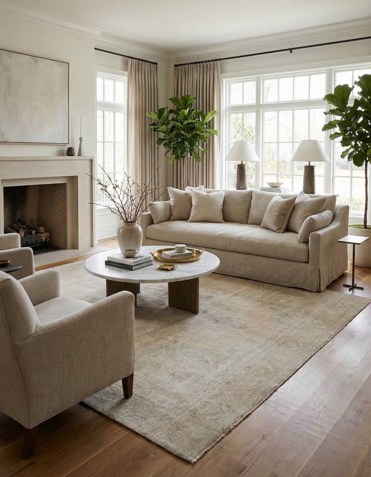 Detail image of 9' x 10' 9  Hand Knotted Ultra Vintage Persian Wool Rug