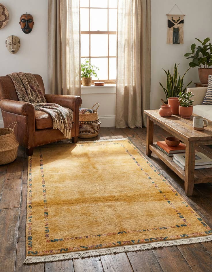 Detail image of 3' x 5' 4 Hand Knotted Nepal Wool Rug