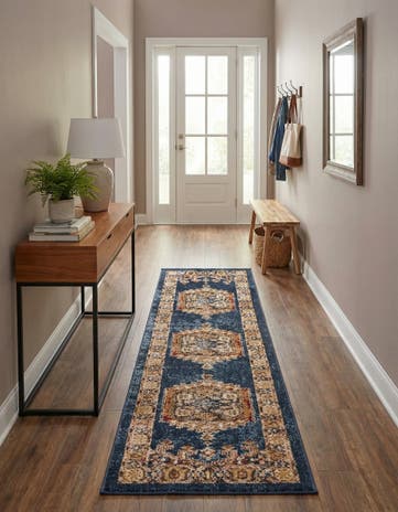 Blue Eden Runner Rug