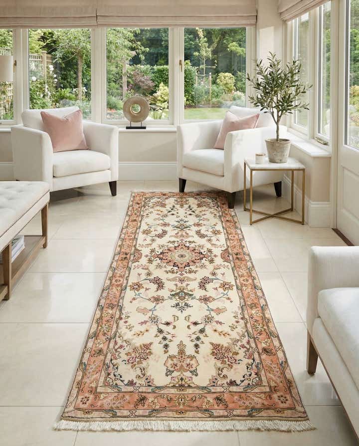 2' 5 x 6' 9 Tabriz Runner Rug