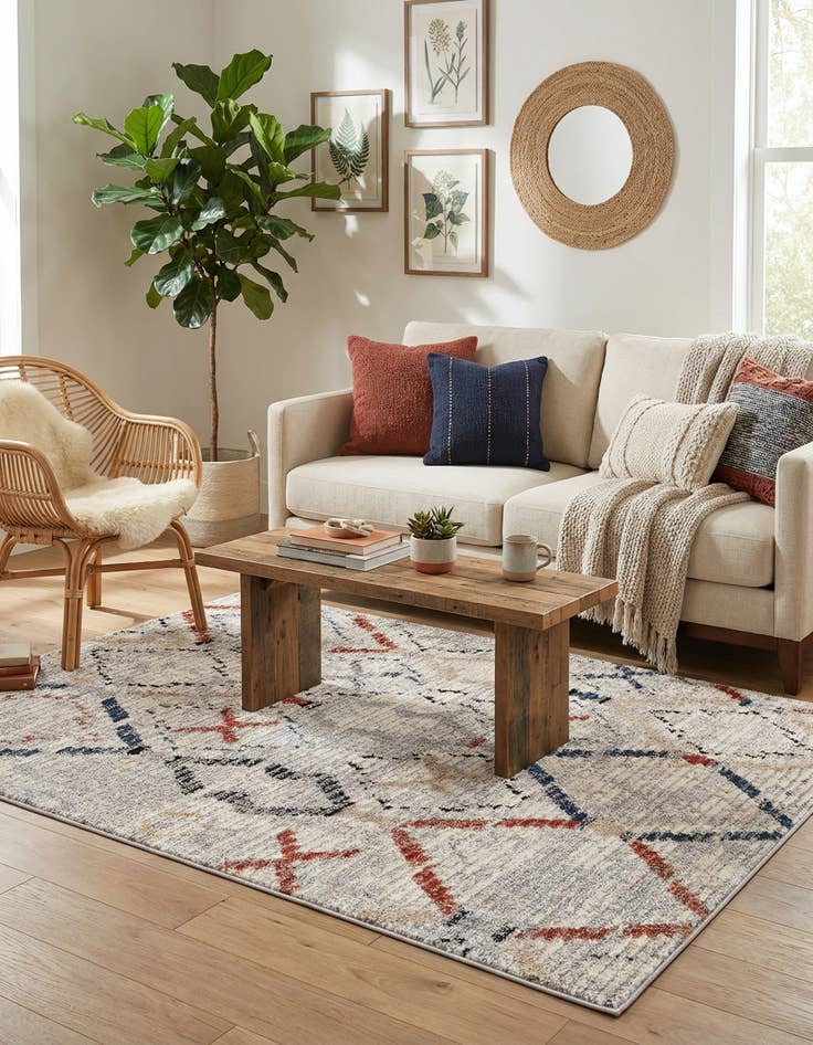 Detail image of  6' x 6' Tucson Square Rug