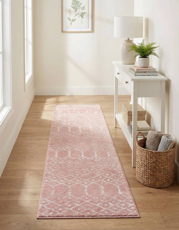 Detail image of  2' x 8' Paxon Trellis Runner Rug