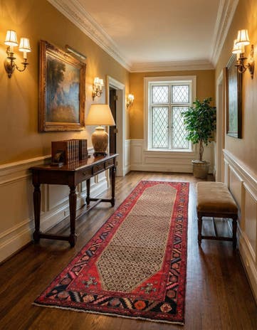 3' 6 x 13' 2 Hamedan Runner Rug