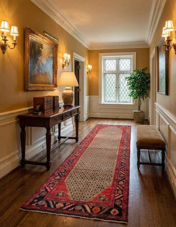 3' 6 x 13' 2 Hamedan Runner Rug