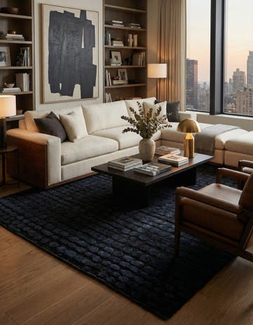 9' x 12' Hand Knotted Darya Wool Rug